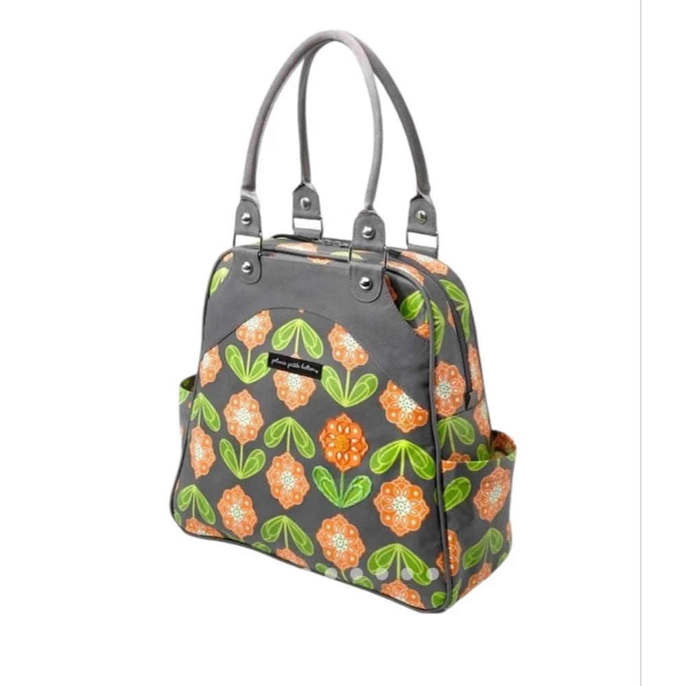 Petunia Pickle Bottom Santiago Sunset Sashay Satchel Floral Backpack Diaper Bag